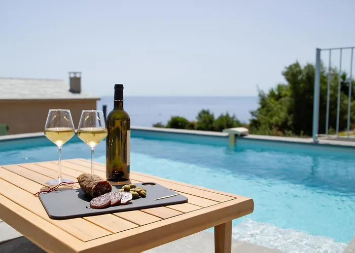 Villa Casa Lunga, 8 Pax, Clim, Vue Mer, Piscine