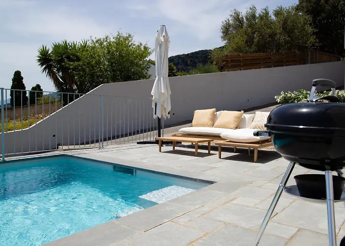 Casa Lunga, 8 Pax, Clim, Vue Mer, Piscine 布伦德